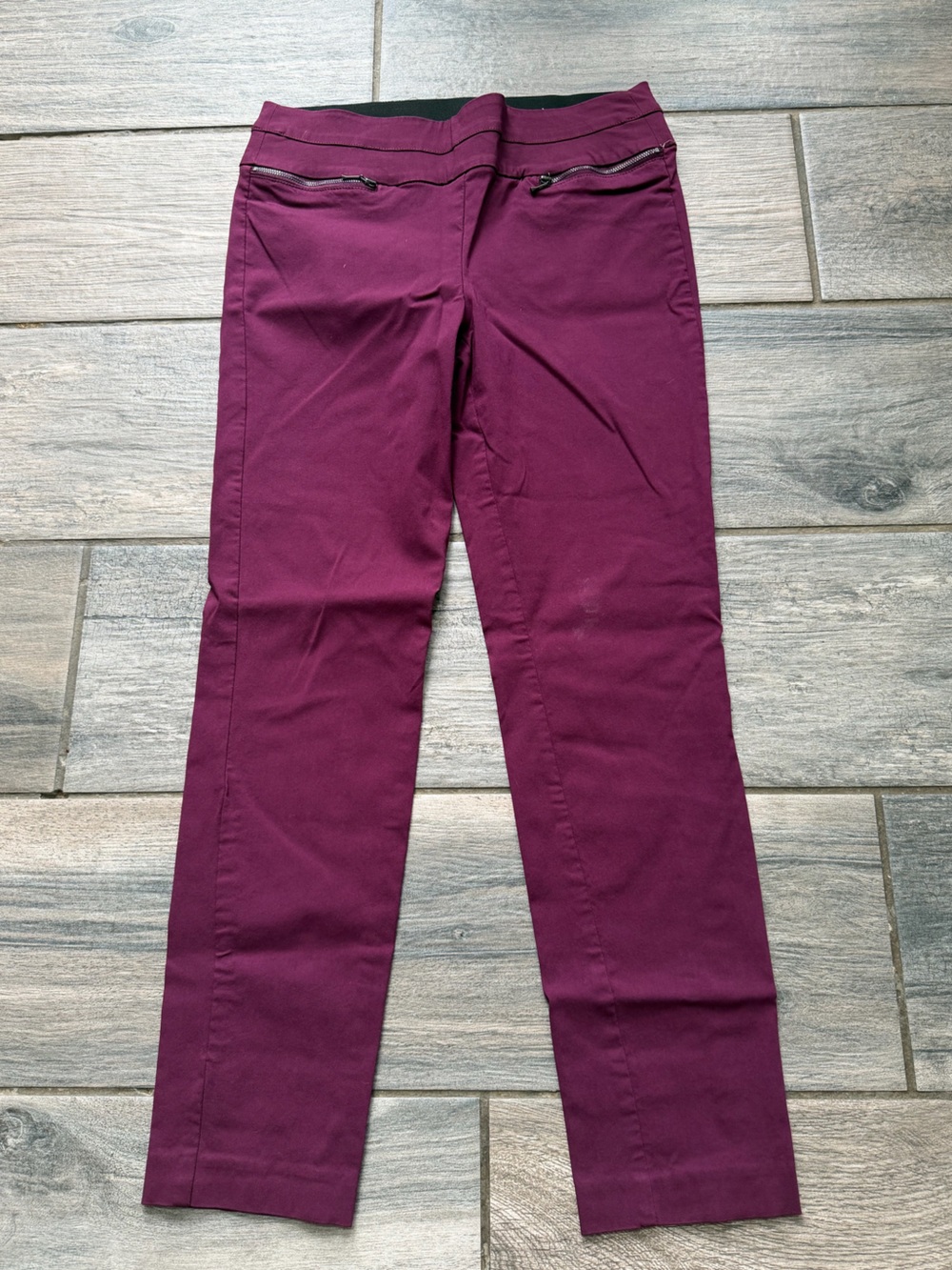 Candie’s Ashley Pull-On Pants Burgundy, Women’s (Juniors) Medium